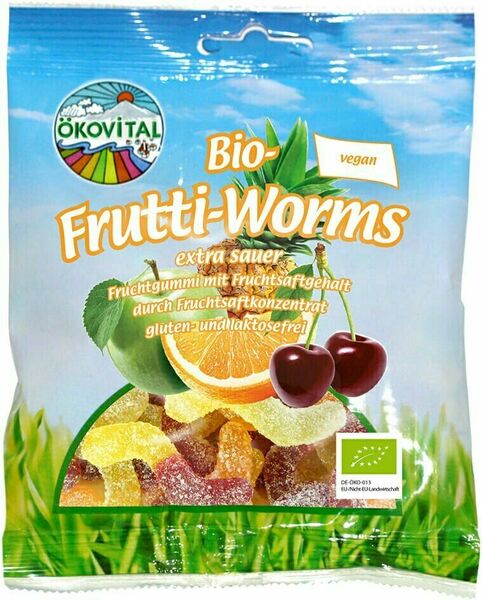 ÖKOVITAL Bio želé ČERVÍCI vegan 100g porovnat ceny
