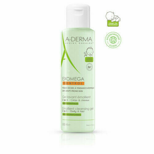 A-Derma Exomega Control Zvláčňující mycí gel 2v1 500ml DUO pro suchou kůži se sklonem k atopii porovnání ceny
