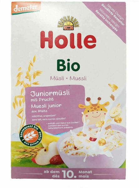 HOLLE - bio junior vícezrnné musli s ovocem 250g porovnat ceny