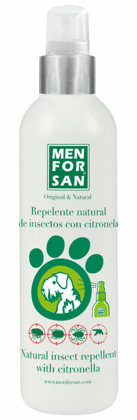 Menforsan Přírodní repelent pro psy proti hmyzu s extraktem z citronely 250ml porovnat ceny