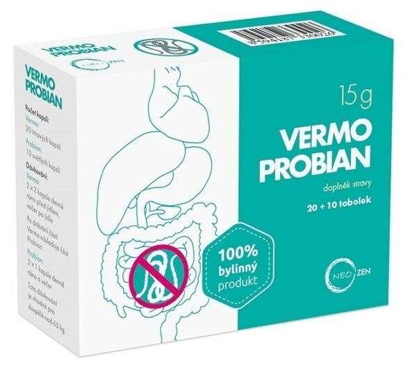 NeoZen VermoProbian správná funkce střev 20+10 tobolek porovnat ceny