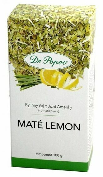 Dr.Popov Maté zelené Lemon 100g porovnat ceny