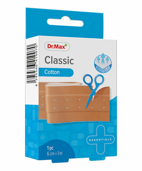 Dr.Max Classic Cotton 6cm x 1m náplast porovnat ceny