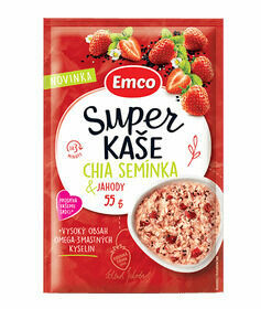 Emco Super kaše Chia semínka & jahody 55g porovnat ceny
