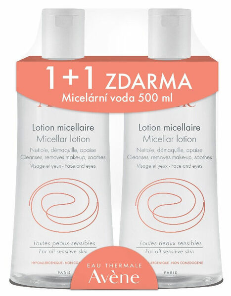 Avéne Micelární voda 500ml 1+1 ZDARMA porovnat ceny