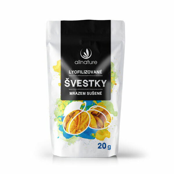 Allnature Švestky sušené mrazem 20g porovnat ceny