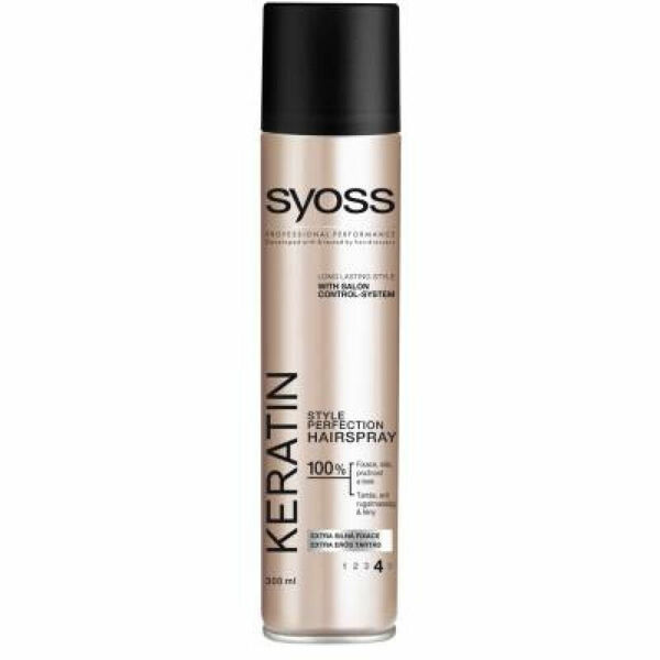 SYOSS Keratin lak na vlasy extra silná fixace 300 ml porovnat ceny