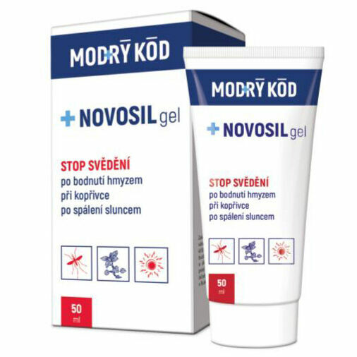 Modrý kód NOVOSIL gel 50ml porovnat ceny