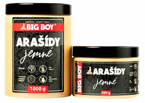 Big Boy  Arašídový jemný 1000g + 500g ZDARMA porovnat ceny