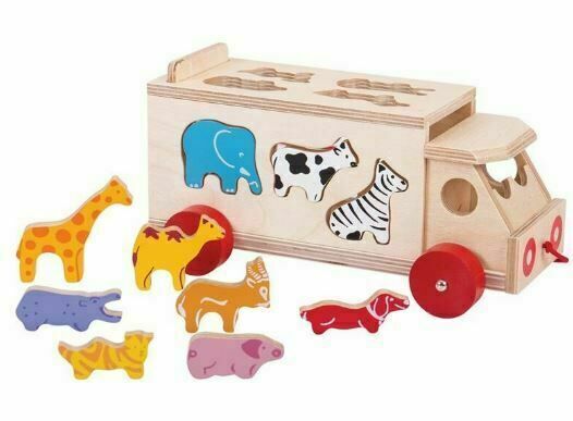 Bigjigs Toys Dřevěné auto se zvířátky porovnat ceny