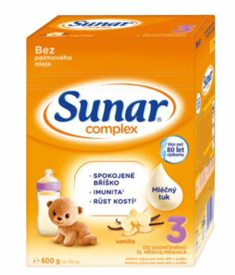 Sunar Complex 3 vanilka, 600g - nový porovnat ceny