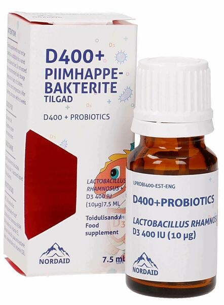 Nordaid Vitamin D 400 IU s probiotiky pro děti 7,5ml porovnat ceny