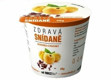 Obezin zdravá snídaně - Meruňka a rozinky 78g porovnat ceny