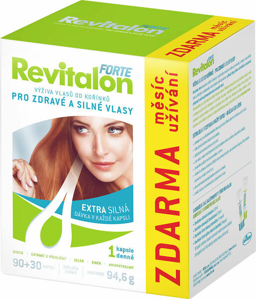 Revitalon Forte 90+30 kapslí ZDARMA porovnat ceny
