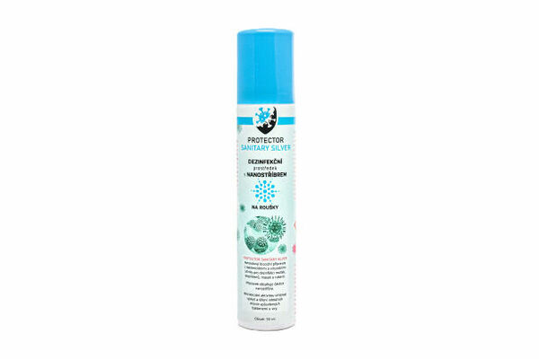 Protector Sanitary Silver Dezinfekční aerosol s nanostříbrem na roušky 90ml porovnat ceny