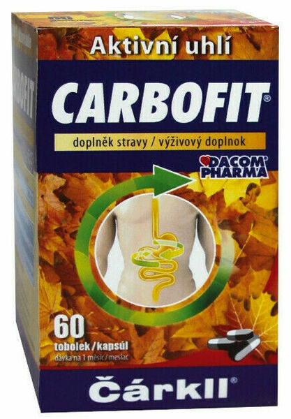Dacom  Carbofit tobolky 60 Čárkll porovnat ceny