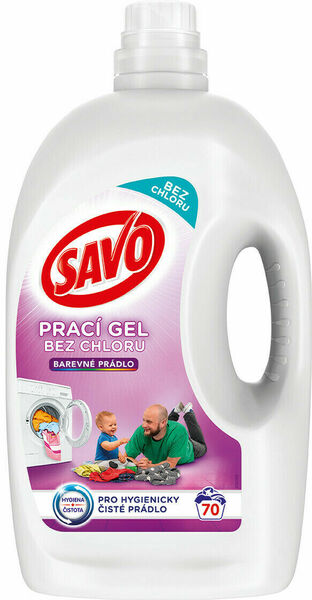 Savo Prací gel na barevné prádlo (70 pracích dávek) 3,5l porovnat ceny
