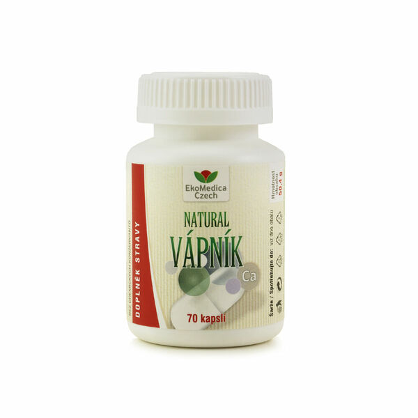 EKOMEDICA Vápník Natural 70 kapslí porovnat ceny