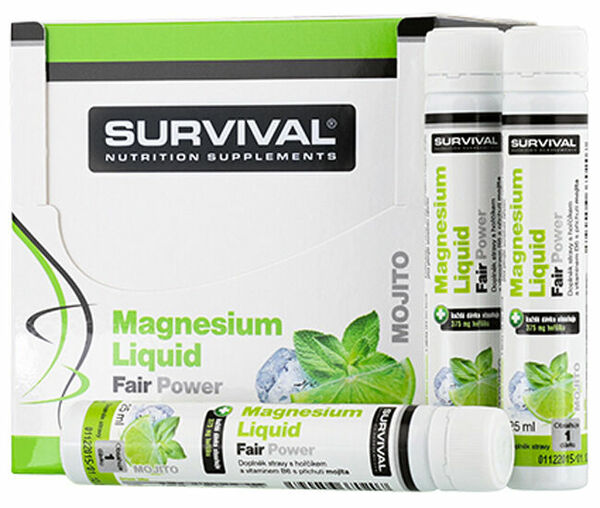 Survival Nutrition Magnesium Liquid Fair Power 20×25ml porovnat ceny