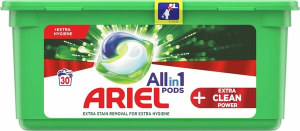 Ariel gelové kapsle Extra Clean 30ks porovnat ceny