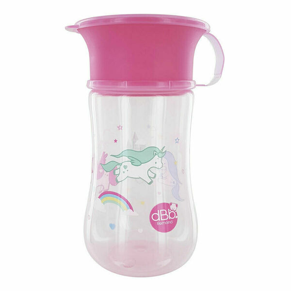 dBb Nekapací pohárek dBb Remond 360° s víčkem růžový 330ml porovnat ceny