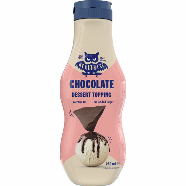HEALTHYCO Dessert Topping s příchutí čokolády 250ml porovnat ceny