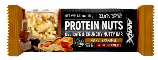 Amix Protein Nuts Bar, Arašíd-Karamel 40g porovnat ceny