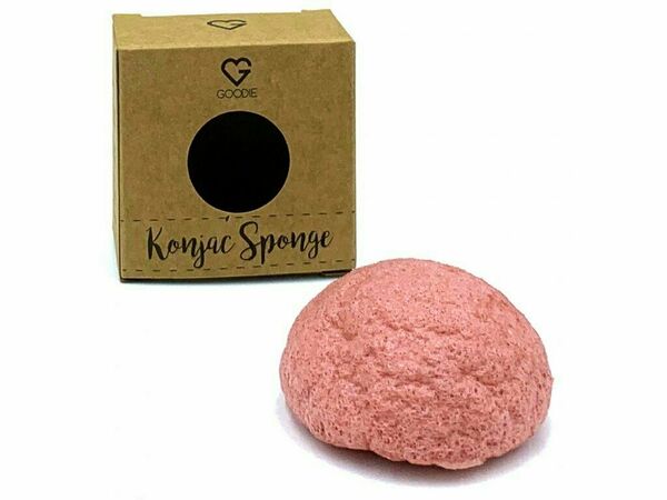 GOODIE Konjac houbička - Růžový jíl 1ks porovnat ceny