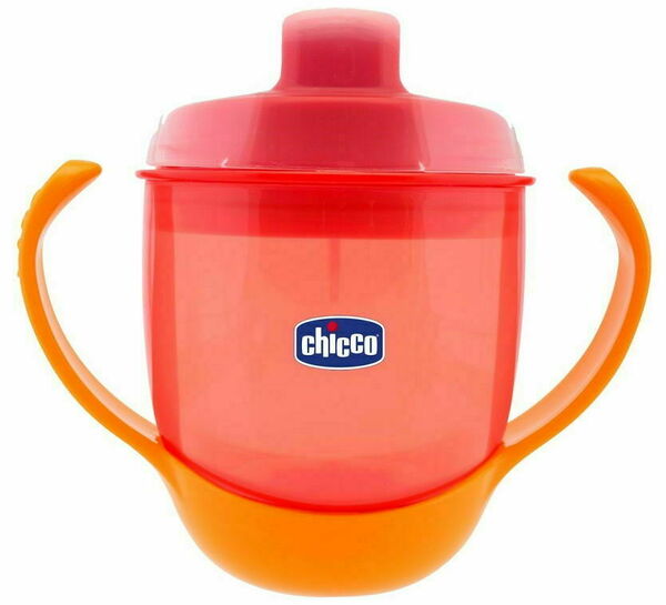 Chicco  Hrneček učící s oušky Meal Cup, 12m+ - červený porovnat ceny