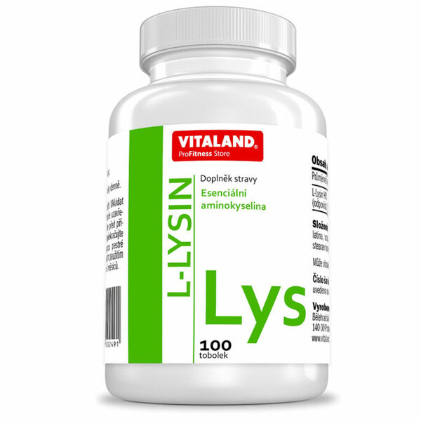 VITALAND L-lysin 100 tobolek porovnat ceny