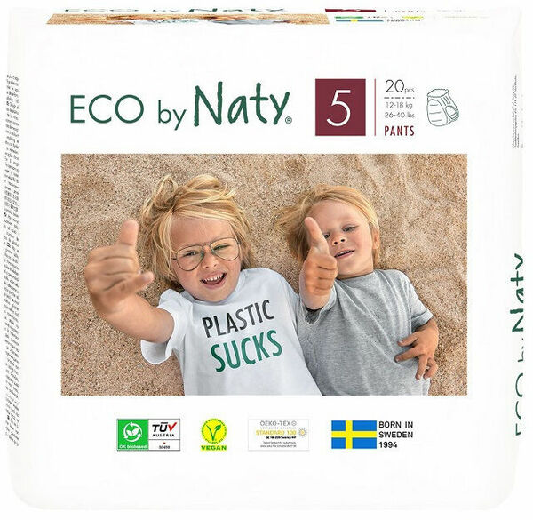 Natahovací plenkové kalhotky Naty Nature Babycare Junior 12-18kg 20ks porovnat ceny