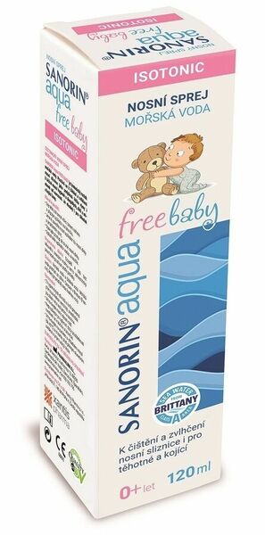 Sanorin Aqua Free Baby sprej 120 ml porovnat ceny