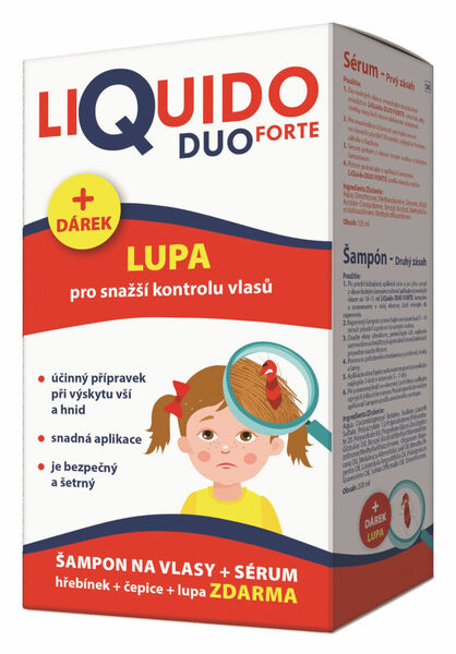 LiQuido DUO FORTE šampon na vši 200ml + sérum 125ml porovnat ceny