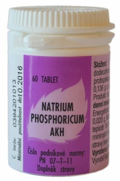 AKH Natrium Phosphoricum 60 tablet porovnat ceny