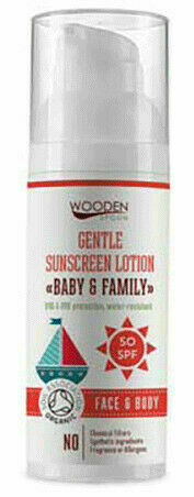WoodenSpoon Opalovací tělové mléko Baby & Family SPF 50 50ml porovnat ceny