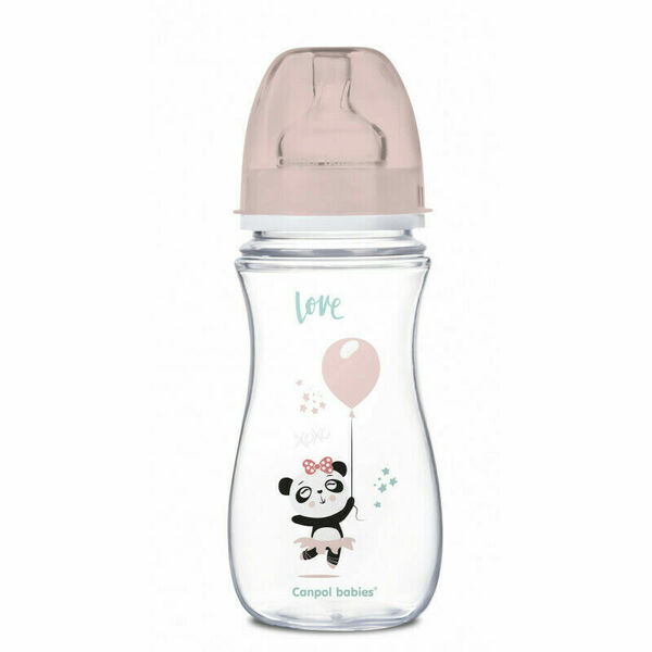 Canpol babies Lahev se širokým hrdlem Exotic Animals Růžová 300ml porovnat ceny