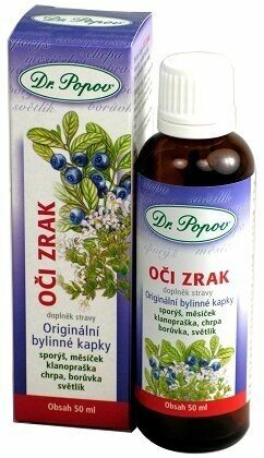 Dr.Popov Kapky bylinné Oči zrak 50ml porovnat ceny