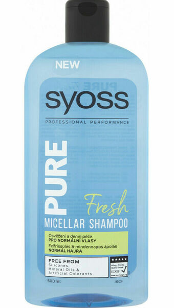 Syoss Pure Fresh micelární šampon pro normální vlasy 500ml porovnat ceny