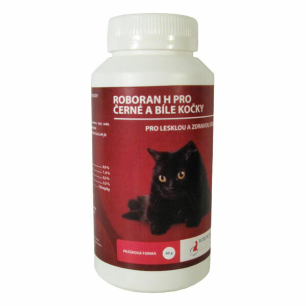 ROBORAN H pro kočky Černé a Bílé prášek 60 g porovnat ceny