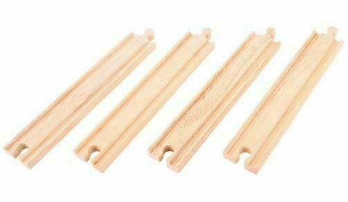 Bigjigs Rail Dlouhé rovné koleje 21cm 4ks porovnat ceny