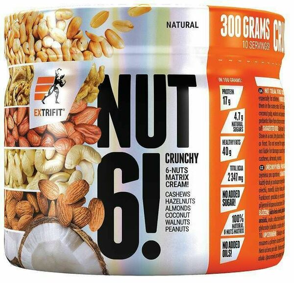Extrifit Nut 6! 300g natural porovnat ceny