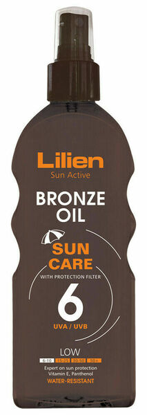 Lilien Sun active bronze Oil SPF 6 200ml porovnat ceny