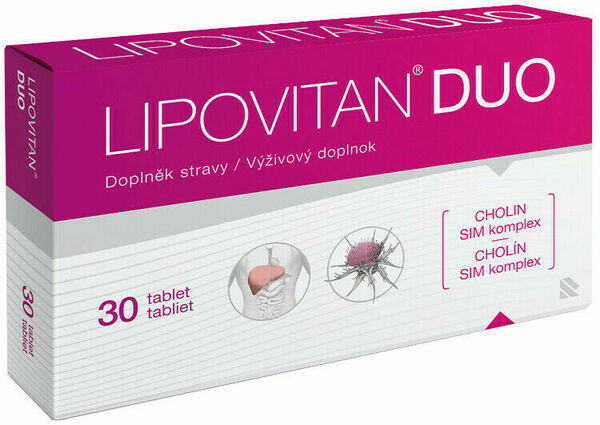 Lipovitan DUO 30 tablet porovnat ceny