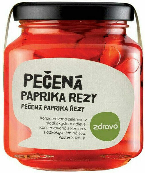 ZDRAVO Paprika červená řezy pečené 290g porovnat ceny