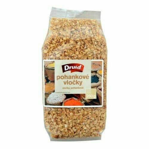 Pohankové vločky neochucené jemné DRUID 250g porovnat ceny