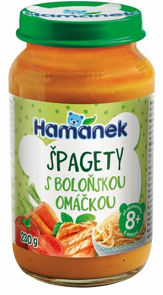 Hamánek Špagety s boloňskou omáčkou a kuřecím masem 230g porovnat ceny