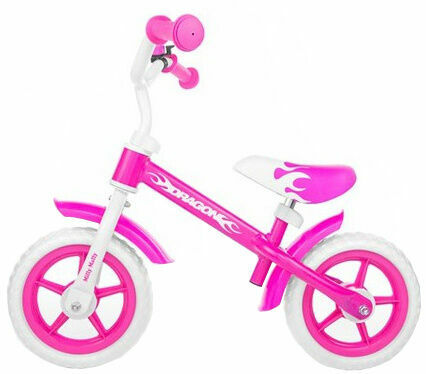 Milly Mally Dětské odrážedlo kolo Dragon s brzdou pink porovnat ceny