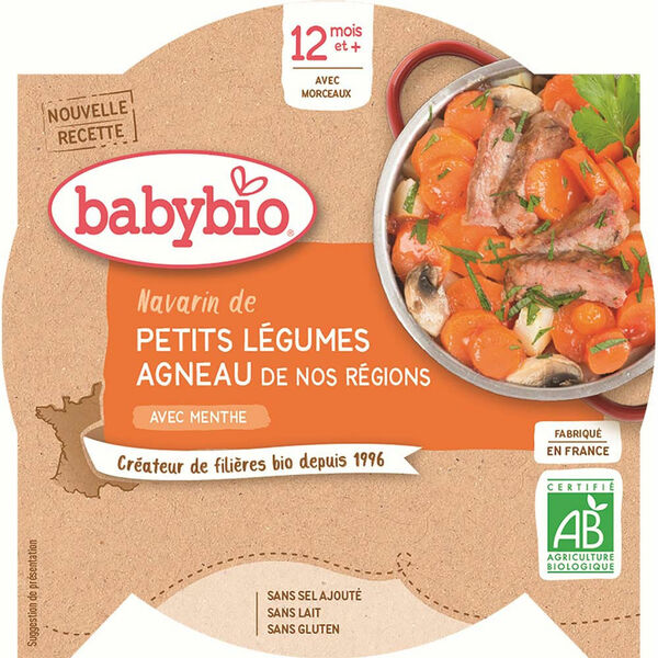 BABYBIO Denní menu Dušená zelenina s jehněčím masem 230 g porovnat ceny