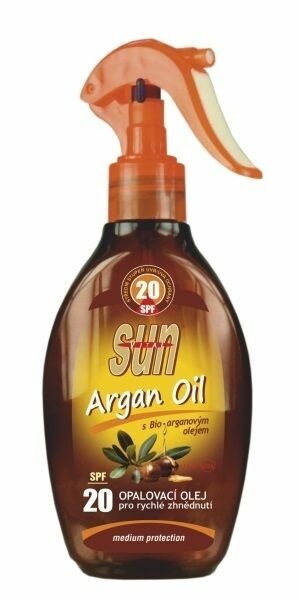 Sun Vivaco Opalovací olej s arganovým olejem SPF20 rozprašovací 200ml porovnat ceny