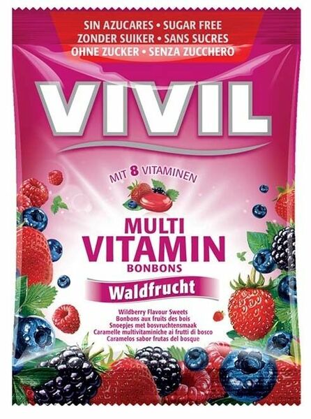Vivil Multivitamín lesní plody 8vit. bez cukru 60g porovnat ceny